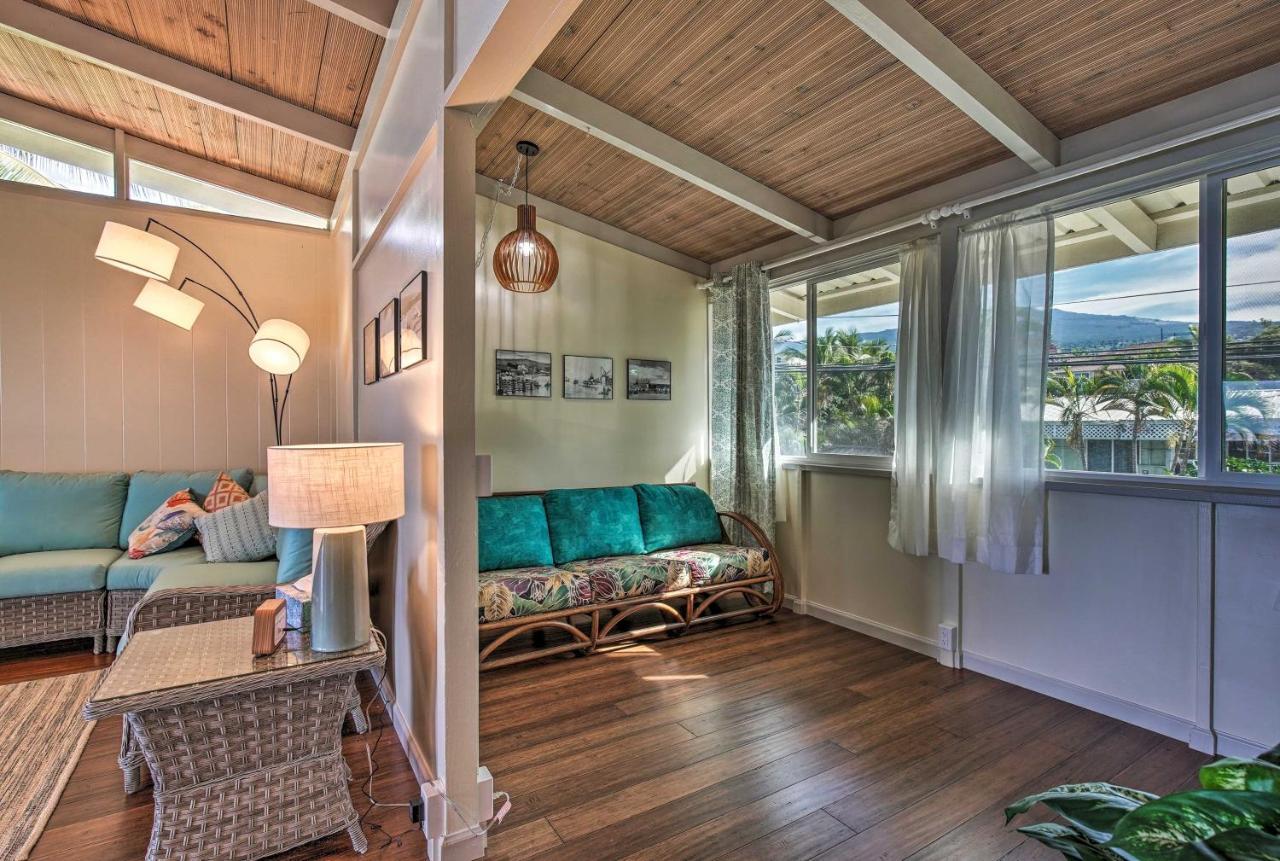 Oceanfront Kona Home With Beach Access And Views! Kailua-Kona Exterior photo