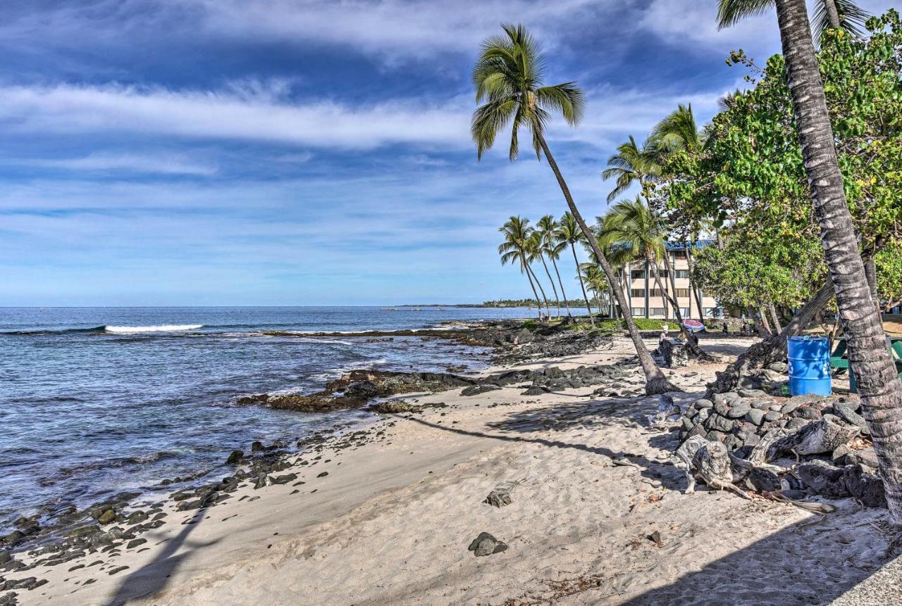 Oceanfront Kona Home With Beach Access And Views! Kailua-Kona Exterior photo