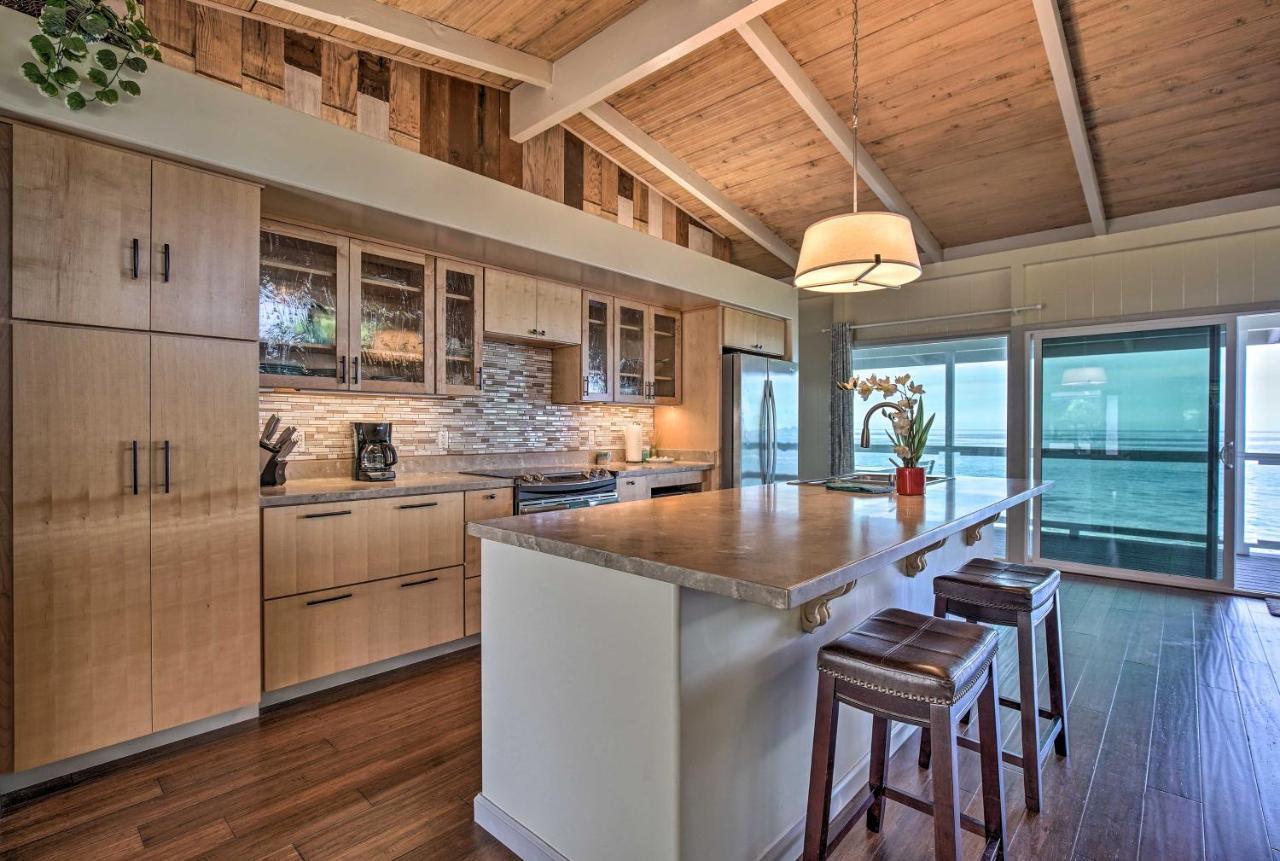 Oceanfront Kona Home With Beach Access And Views! Kailua-Kona Exterior photo