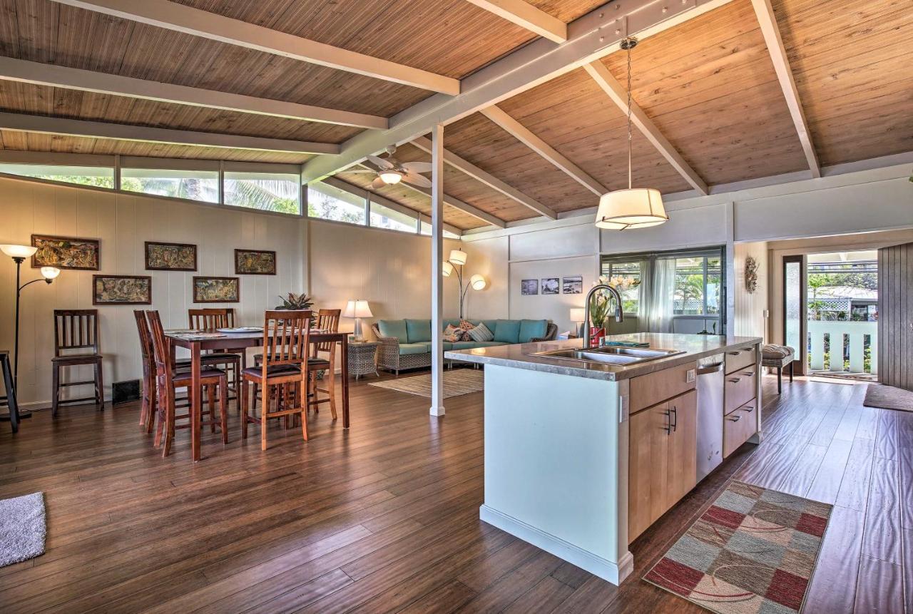 Oceanfront Kona Home With Beach Access And Views! Kailua-Kona Exterior photo