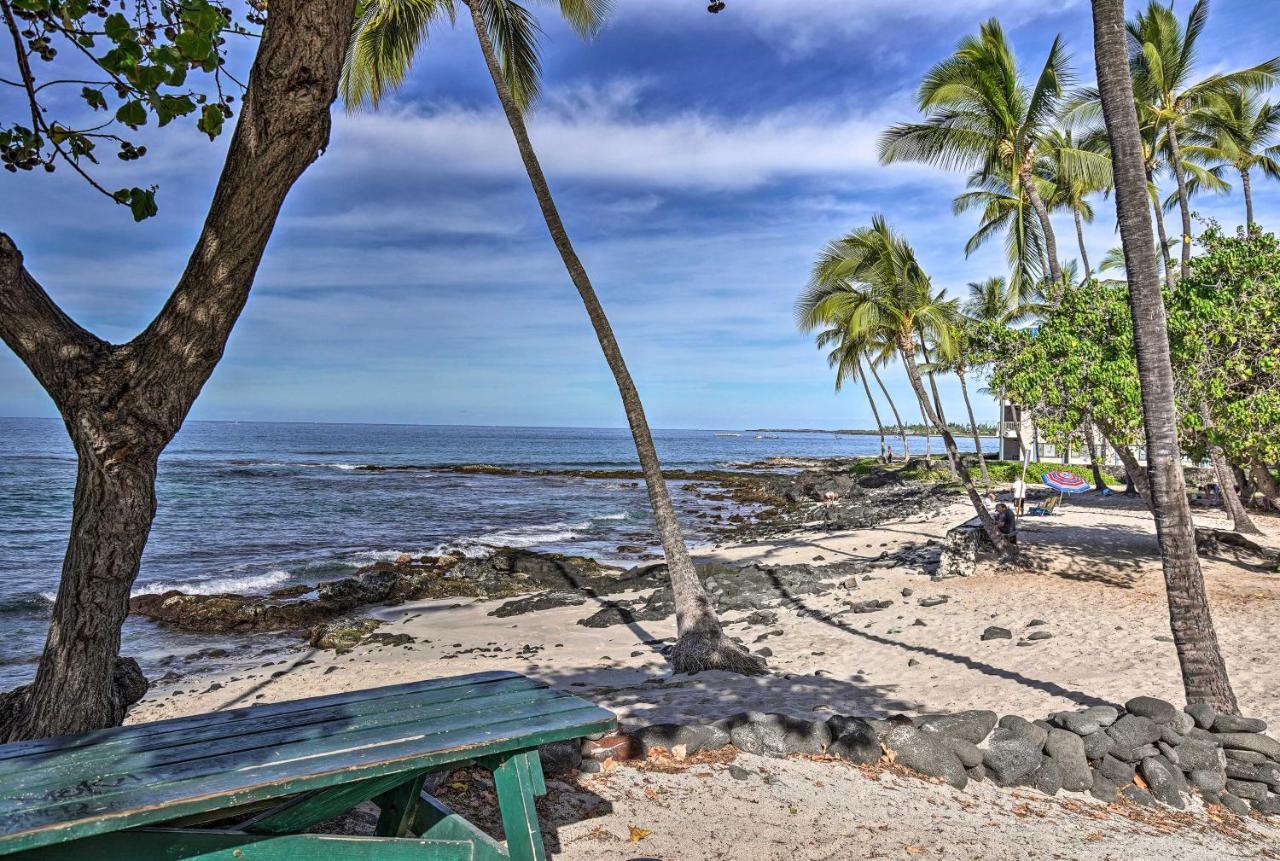 Oceanfront Kona Home With Beach Access And Views! Kailua-Kona Exterior photo