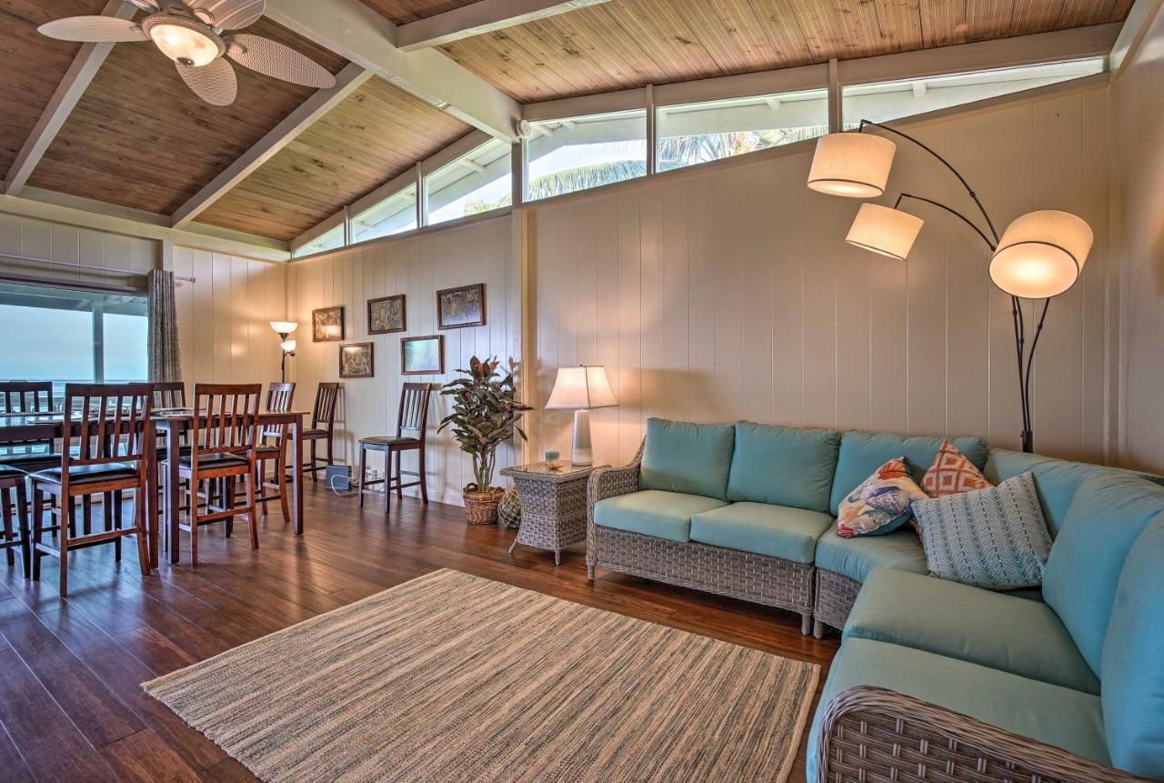 Oceanfront Kona Home With Beach Access And Views! Kailua-Kona Exterior photo