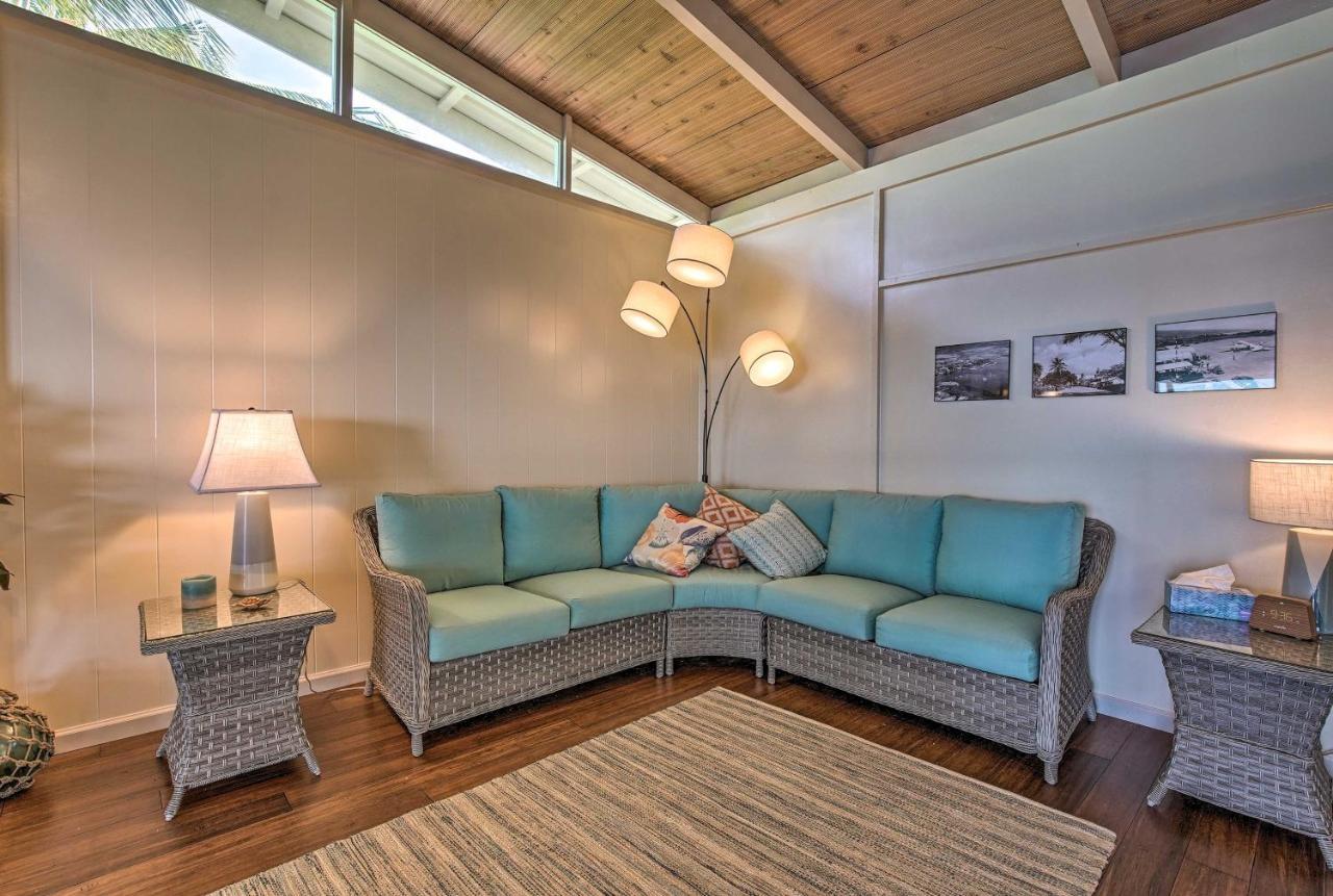 Oceanfront Kona Home With Beach Access And Views! Kailua-Kona Exterior photo